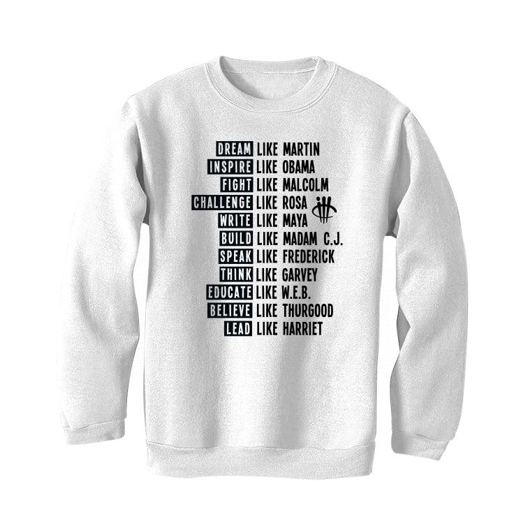 BLACK HISTORY MONTH White T-Shirt (BE LIKE) - illCurrency Sneaker Matching Apparel