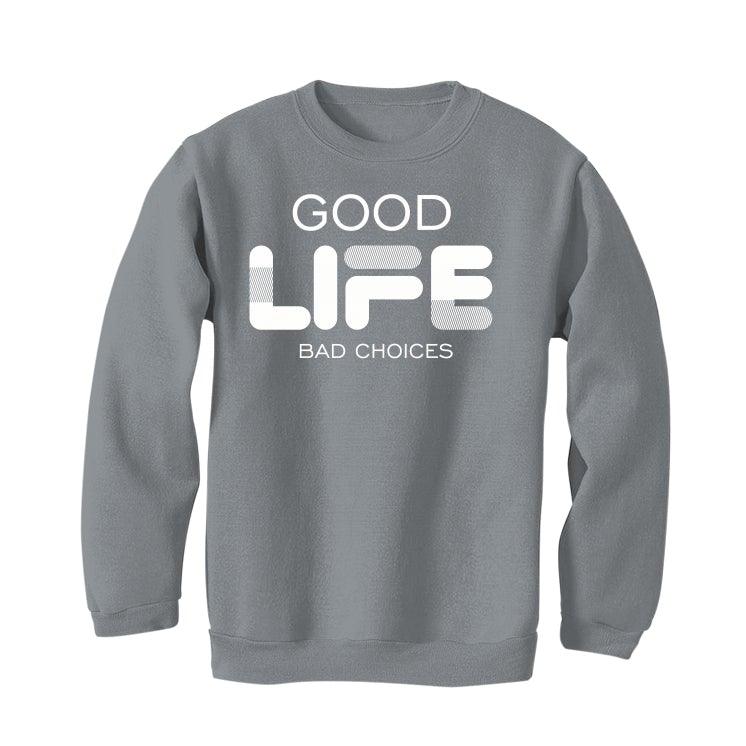 Air Jordan 11 Retro 'Cool Grey' 2021 Grey T-Shirt (Bad Choices) - illCurrency Sneaker Matching Apparel