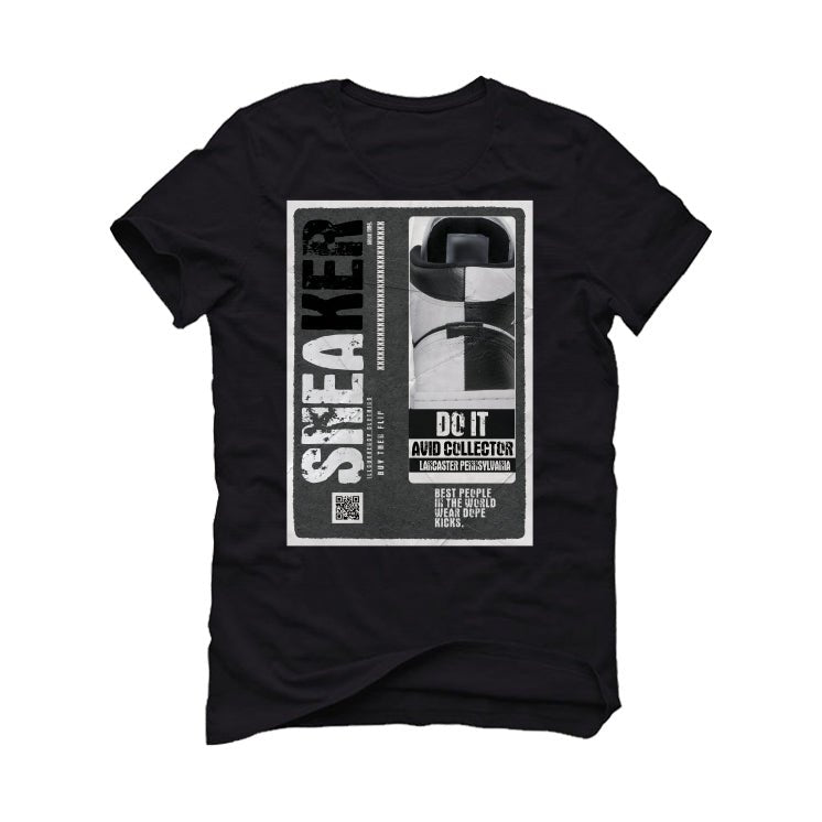 Air Jordan 1 Mid WMNS "Homage" Black T-Shirt (SNEAKER COLLECTOR)