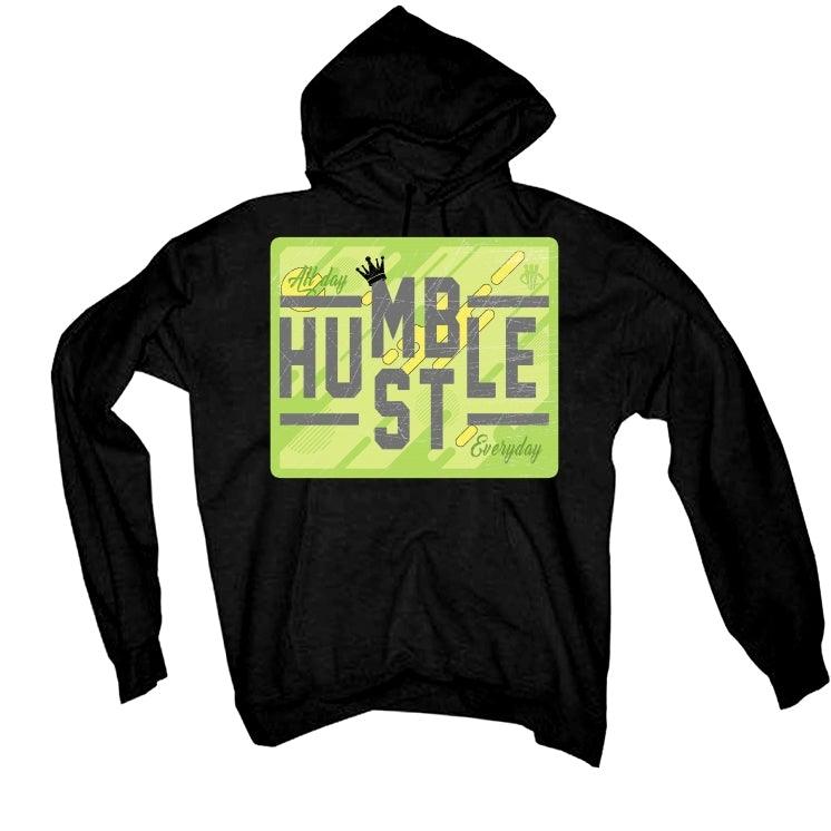 YEEZY BOOST 350 V2 “YEEZREEL” Black T-Shirt (hustler humble) - illCurrency Sneaker Matching Apparel