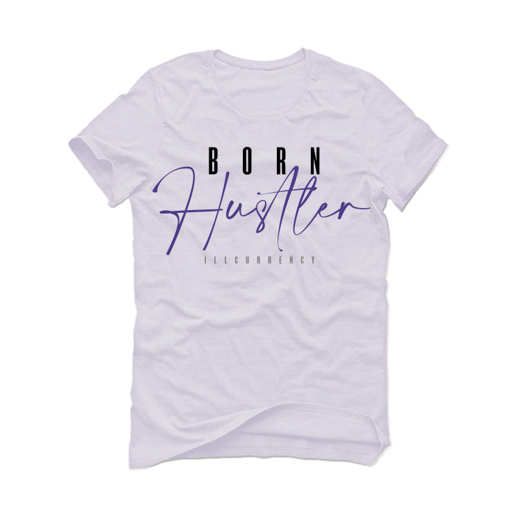 AIR JORDAN 3 "DARK IRIS" White T-Shirt (Born Hustler)