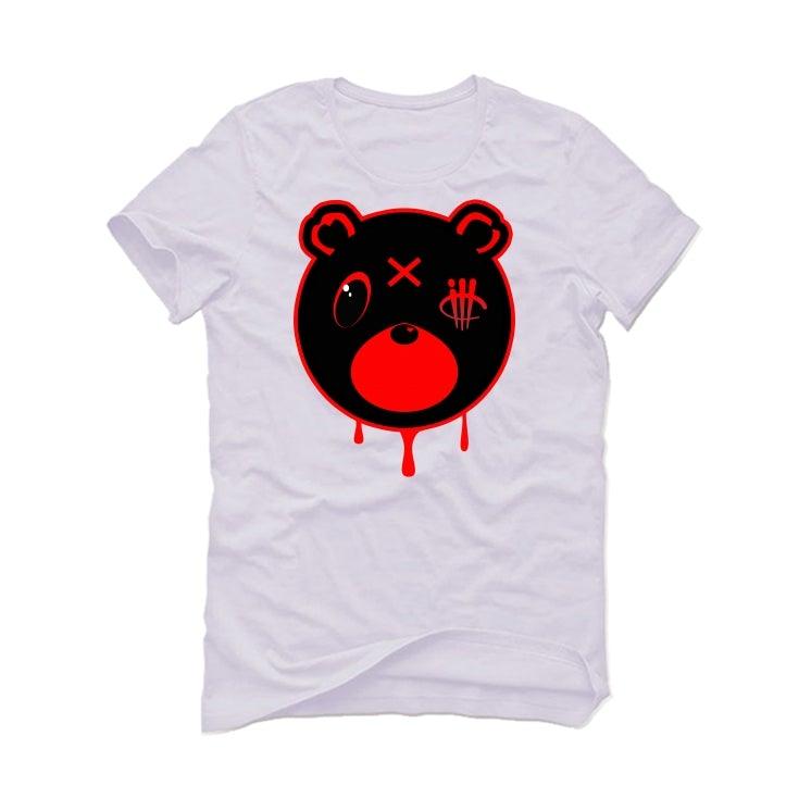adidas Yeezy Boost 350 v2 “Bred” 2020 White T-Shirt (Bearzz) - illCurrency Sneaker Matching Apparel