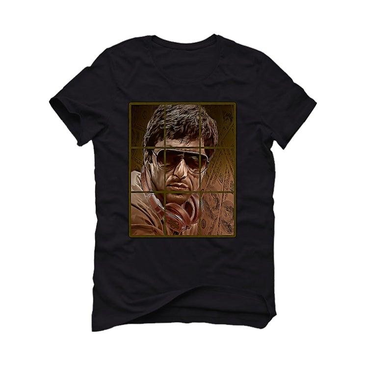 Air Jordan 1 High "Black Mocha" 2020 Black T-Shirt (pacino) - illCurrency Sneaker Matching Apparel