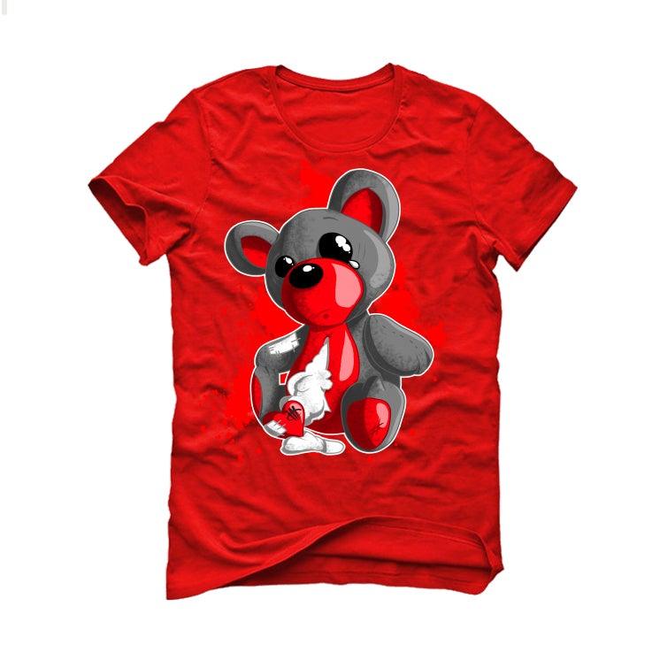 Air Jordan 12 “Twist” 2021 Red T-Shirt (Big teddy) - illCurrency Sneaker Matching Apparel