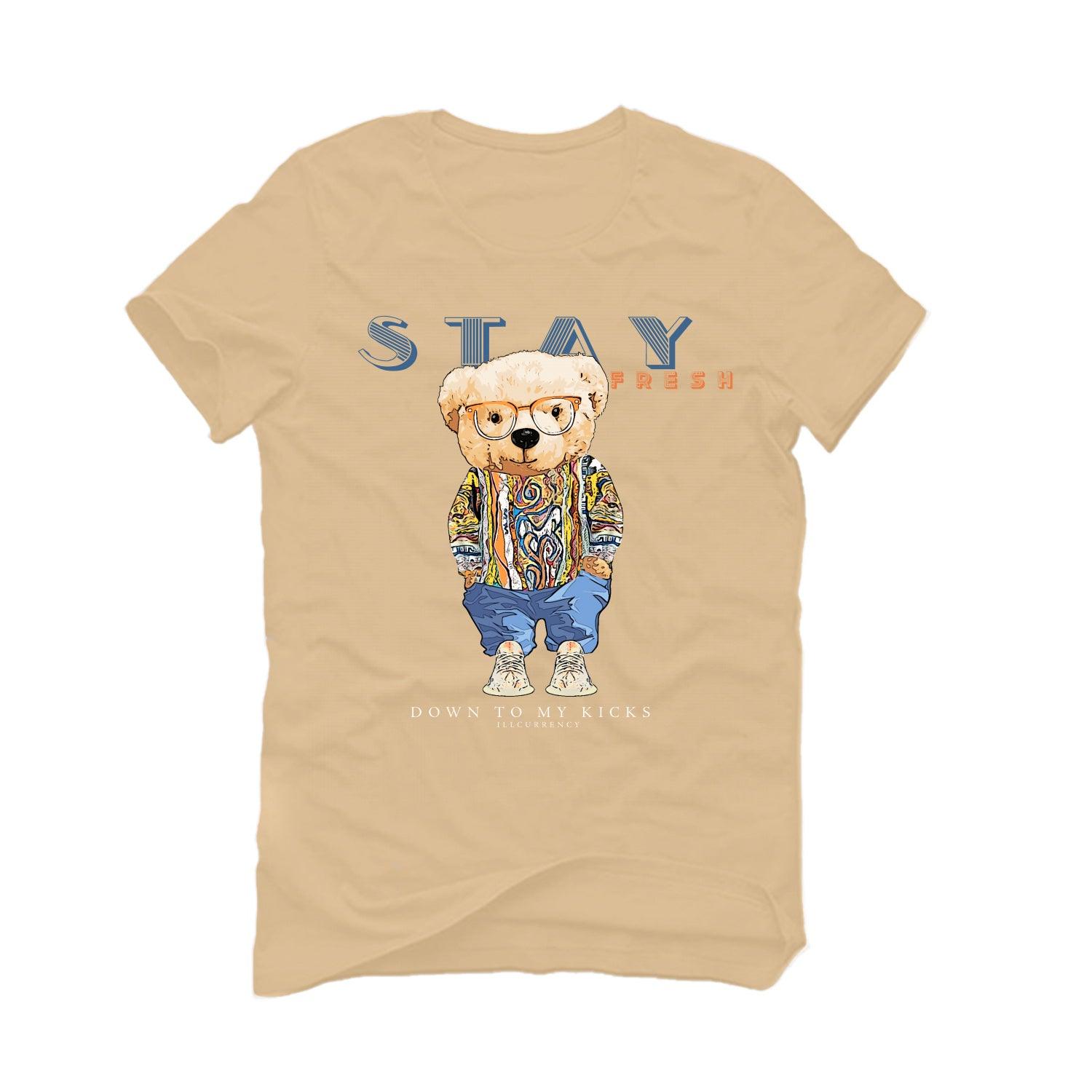 Adidas Yeezy Boost 350 V2 “MX Oat” Tan T-Shirt (Stay Fresh down to my kicks) - illCurrency Sneaker Matching Apparel