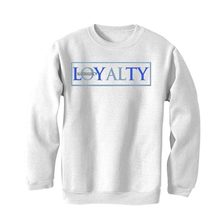 Air Jordan Retro 1 Retro High OG Hyper Royal White T-Shirt (Loyalty) - illCurrency Sneaker Matching Apparel