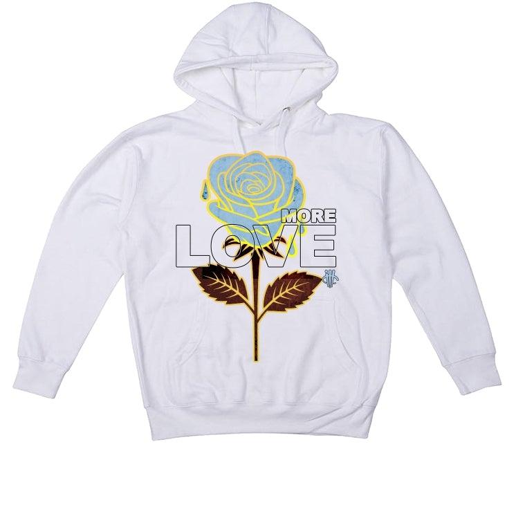 Air Jordan 1 Mid Fearless (Maison Chateau Rouge) White T-Shirt (MORE LOVE) - illCurrency Sneaker Matching Apparel