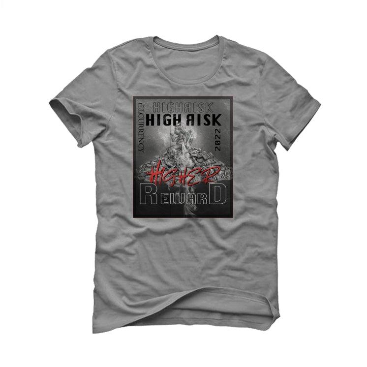 Air Jordan 4 “Infrared” Grey T-Shirt (HIGHER REWARD) - illCurrency Sneaker Matching Apparel
