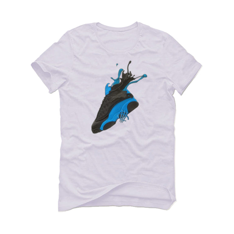 Air Jordan 13 “Black UNC” White T-Shirt (SPLASH UNC)