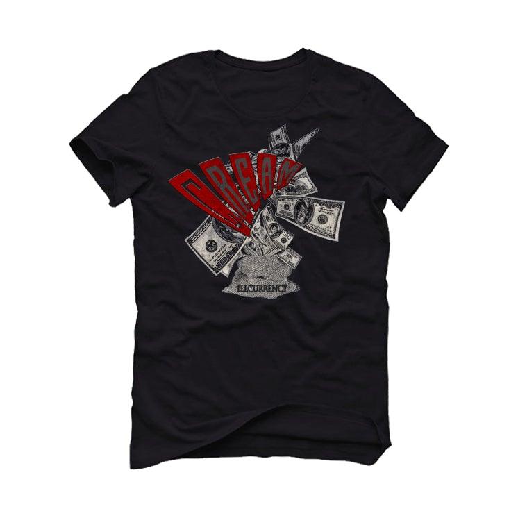 Air Jordan 14 Red Lipstick Black T-Shirt (C.R.E.A.M.) - illCurrency Sneaker Matching Apparel