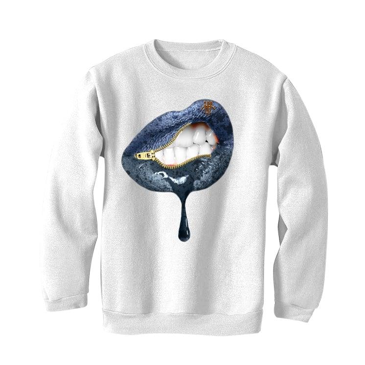 Air Jordan 6 “Washed Denim” White T-Shirt (LIPS UNSEALED) - illCurrency Sneaker Matching Apparel