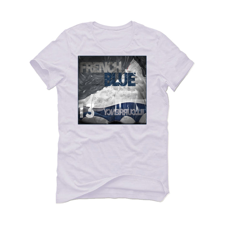 Air Jordan 13 Retro French Blue - White T-Shirt (FRENCH BLUE)