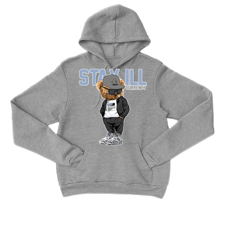 Air Jordan 6 “Cool Grey” Grey T-Shirt (Stay ill Bear)