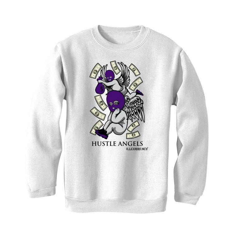 Air Jordan 13 “Court Purple” White T-Shirt (angels) - illCurrency Sneaker Matching Apparel