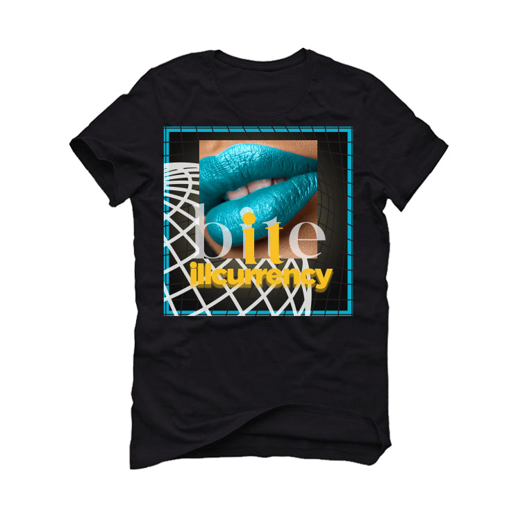 Air Jordan 5 “Aqua” Black T-Shirt (BITE IT)