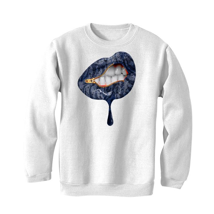 Air Jordan 13 Retro French Blue - White T-Shirt (LIPS UNSEALED)