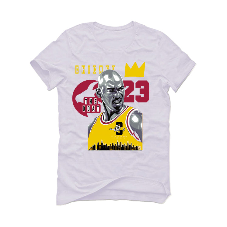 Air Jordan 7 “Cardinal” White T-Shirt (The Goat)