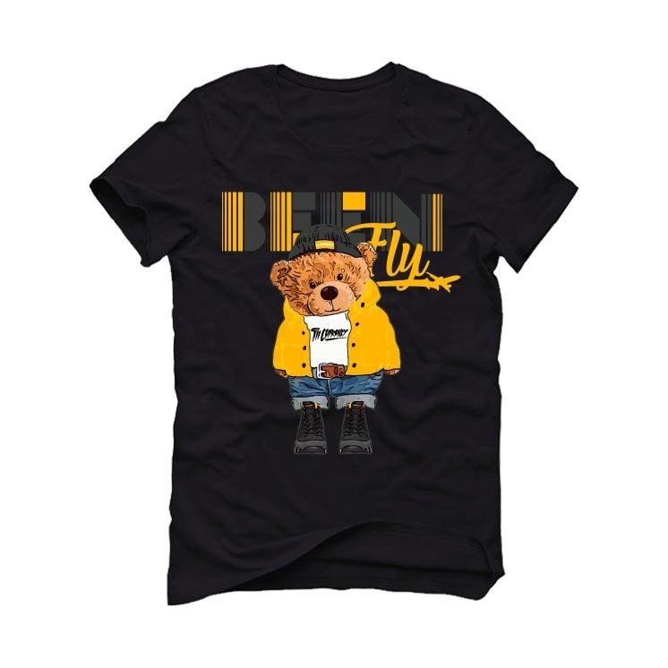 Air Jordan 9 “University Gold” 2021 Black T-Shirt (Been Fly Bear) - illCurrency Sneaker Matching Apparel