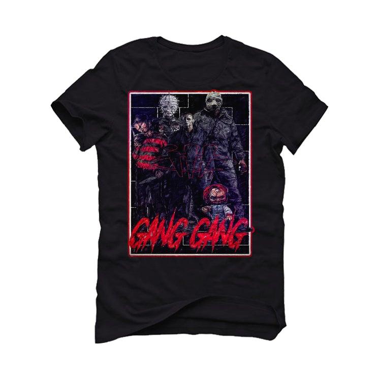Air Jordan 14 Red Lipstick Black T-Shirt (GANG GANG) - illCurrency Sneaker Matching Apparel