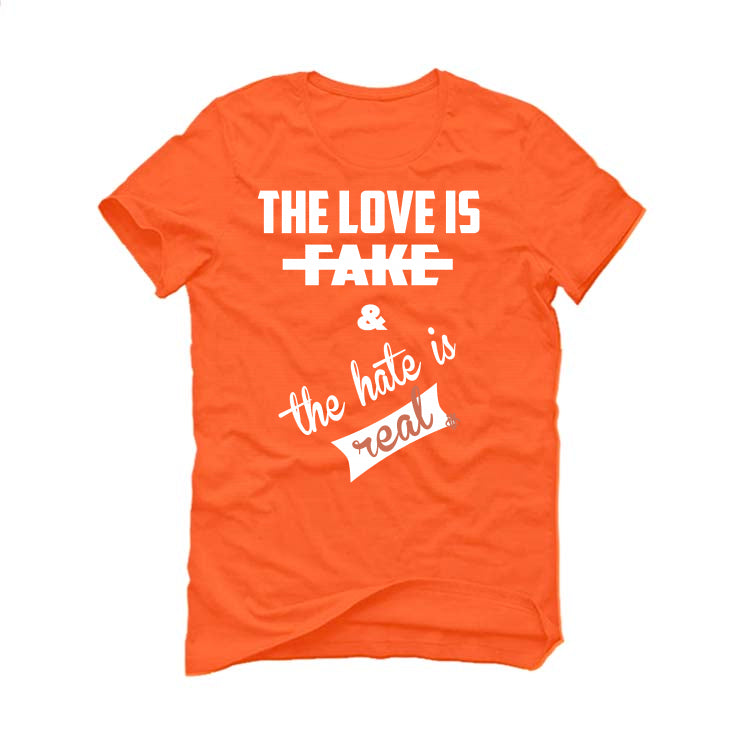 Concepts x Nike SB Dunk Low “Orange Lobster” Orange T-Shirt (Love is Fake)