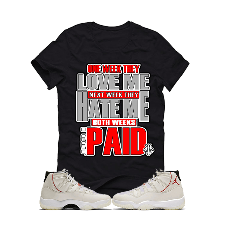 Retro 11 top platinum shirt