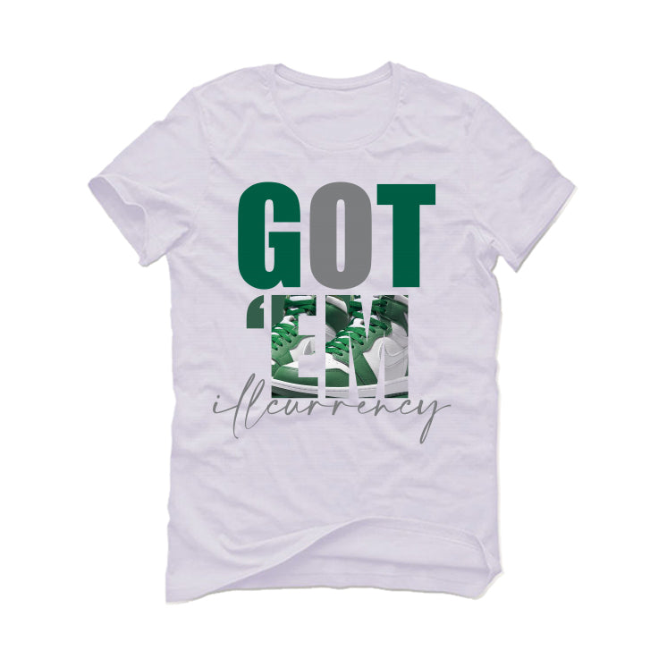 Air Jordan 1 High OG “Gorge Green” White T-Shirt (Got Em)