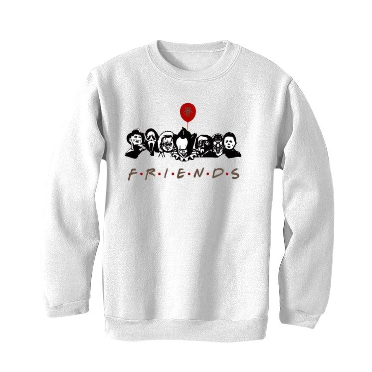 Air Jordan 1 High "Black Mocha" 2020 White T-Shirt (Friends) - illCurrency Sneaker Matching Apparel