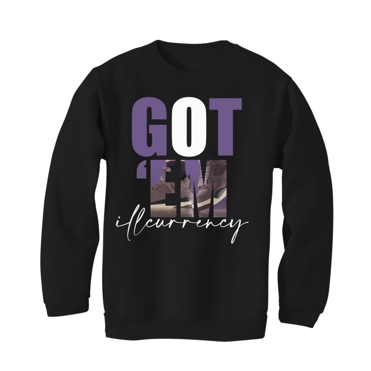 A Ma Maniere x Air Jordan 4 SP "Violet Ore" Black T-Shirt (Got Em)