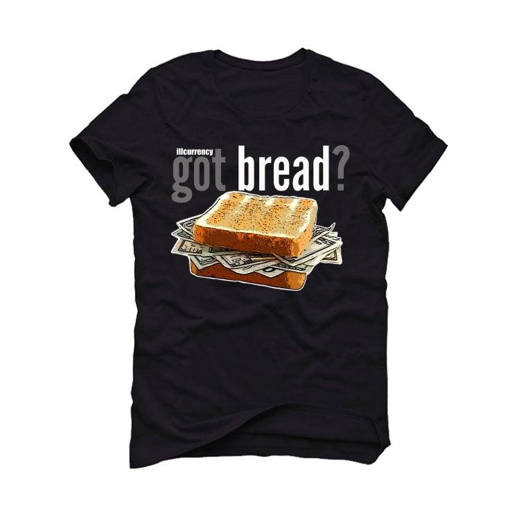 Air Jordan 4 Black Cat "2020" Black T-Shirt (Got Bread?) - illCurrency Sneaker Matching Apparel
