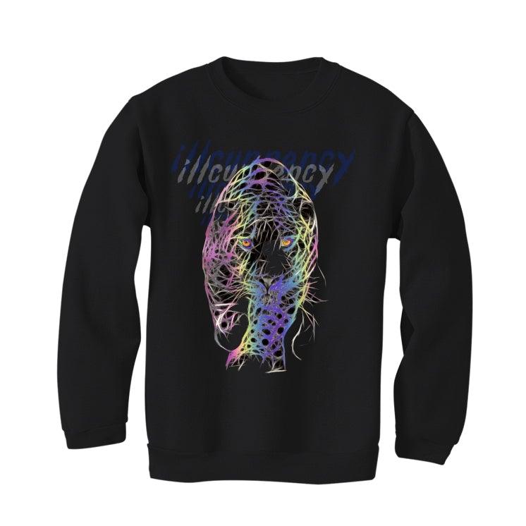 Air Jordan 9 "Racer Blue 3M" Black T-Shirt (Black Cat) - illCurrency Sneaker Matching Apparel