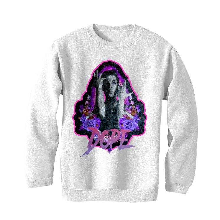 AIR JORDAN 3 GS “BARELY GRAPE” White T-Shirt (PRINCE OF SANTOS) - illCurrency Sneaker Matching Apparel