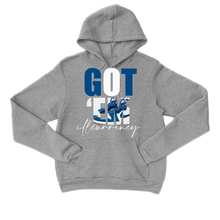 Air Jordan 1 High OG “True Blue” Grey T-Shirt (Got Em)