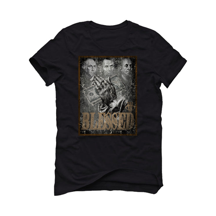 Travis Scott x Air Jordan 1 Low OG “Reverse Mocha” Black T-Shirt (BLESSED)