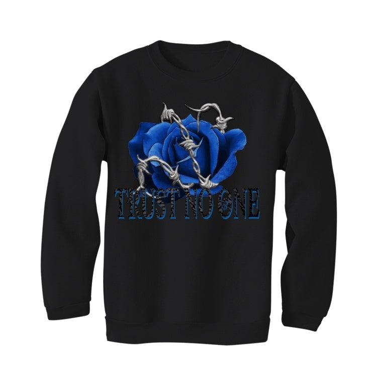 Air Jordan 3 Varsity Royal Black T-Shirt (trust no one) - illCurrency Sneaker Matching Apparel
