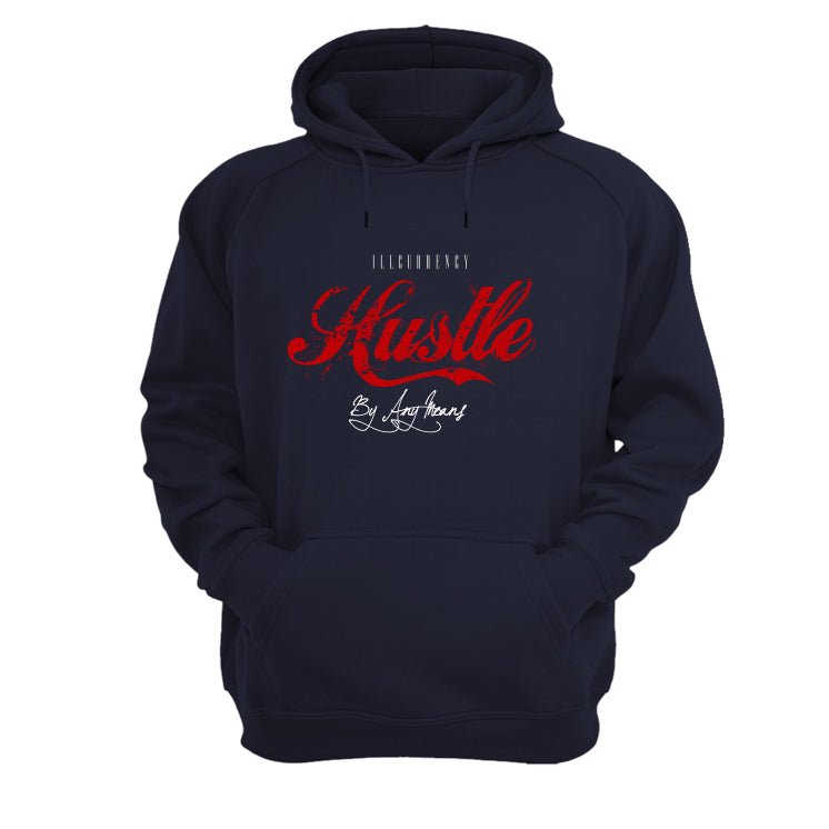 The Air Jordan 1 Mid SE "USA" | illCurrency Navy Blue T-Shirt (Hustle By Any Means)