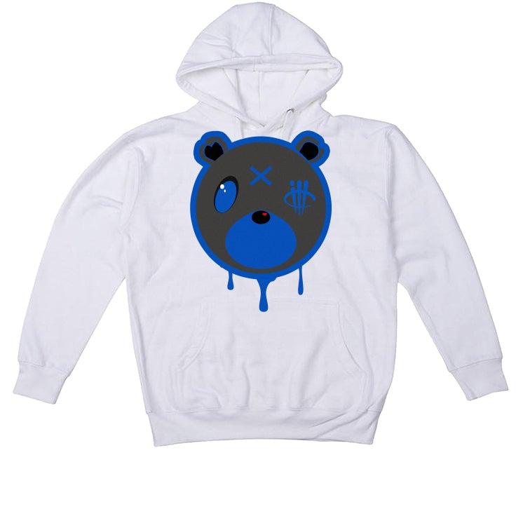 adidas Yeezy Boost 350 V2 “Dazzling Blue” White T-Shirt (BEARZZ YEEZZ) - illCurrency Sneaker Matching Apparel