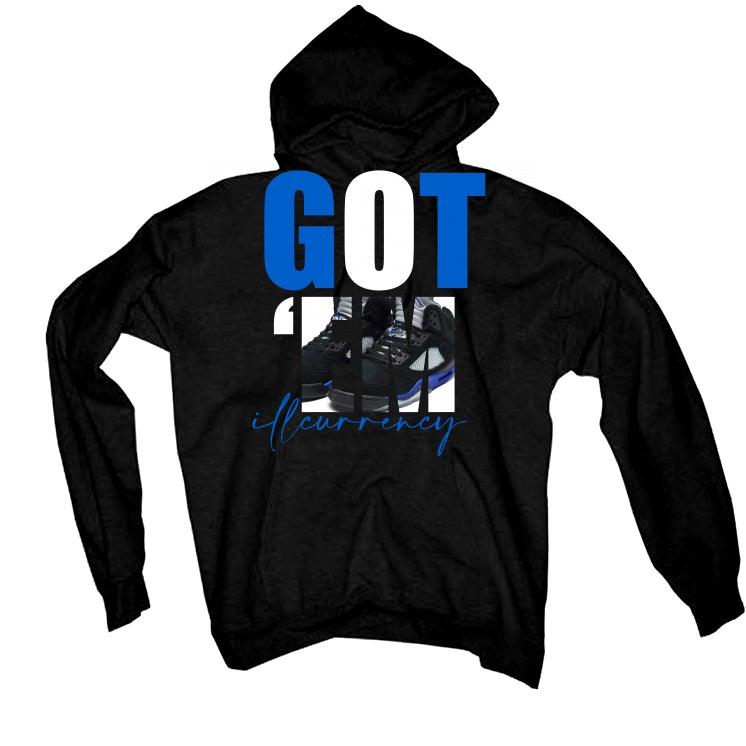 Air Jordan 5 “Racer Blue” Black T-Shirt (Got Em) - illCurrency Sneaker Matching Apparel