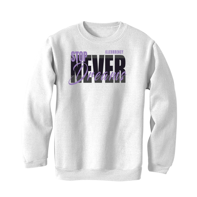 Air Jordan 11 Low "Pure Violet" | illcurrency White T-Shirt (NEVER STOP)