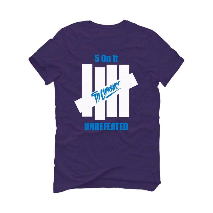 UNDEFEATED x Nike Dunk Low “Dunk vs AF-1” Purple T-Shirt (5 On It Undefeated) - illCurrency Sneaker Matching Apparel