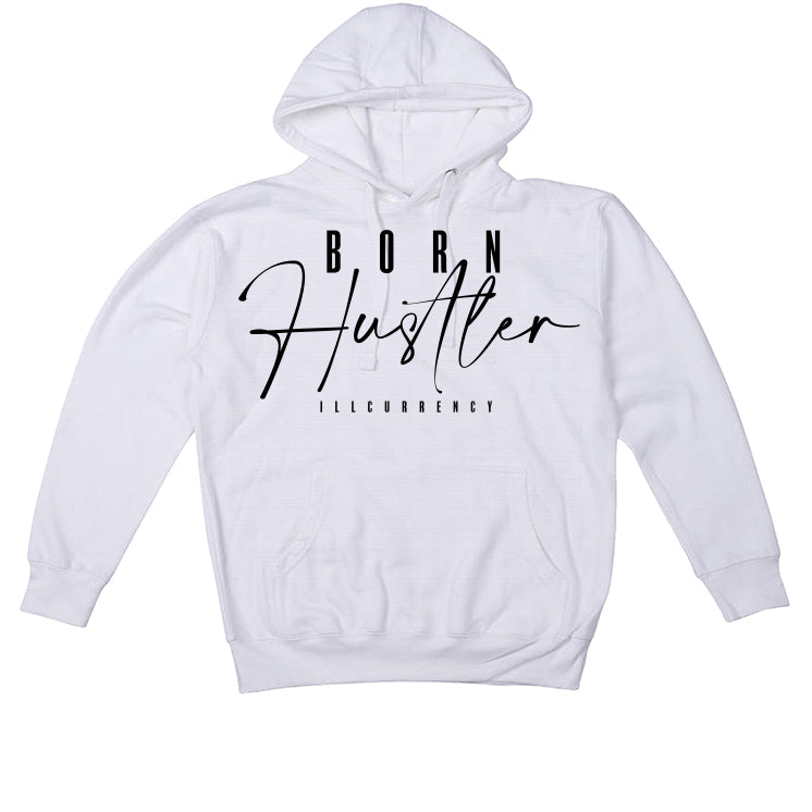 Air Jordan 1 Mid "Diamond" White T-Shirt (Born Hustler)