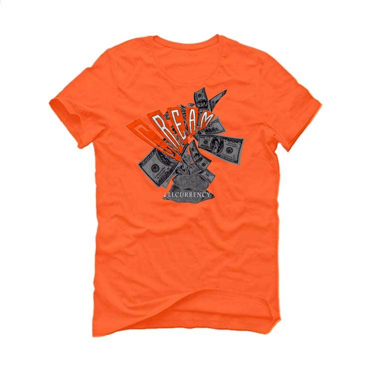 Air Jordan 1 Lows 'Shattered Backboard' Orange T-Shirt (C.R.E.A.M.) - illCurrency Sneaker Matching Apparel