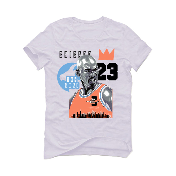 DJ Khaled x Air Jordan 5 “Crimson Bliss” White T-Shirt (The Goat)