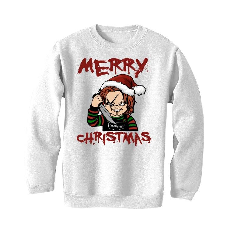 CHRISTMAS UGLY SWEATERS White T-Shirt (Chucky Christmas) - illCurrency Sneaker Matching Apparel