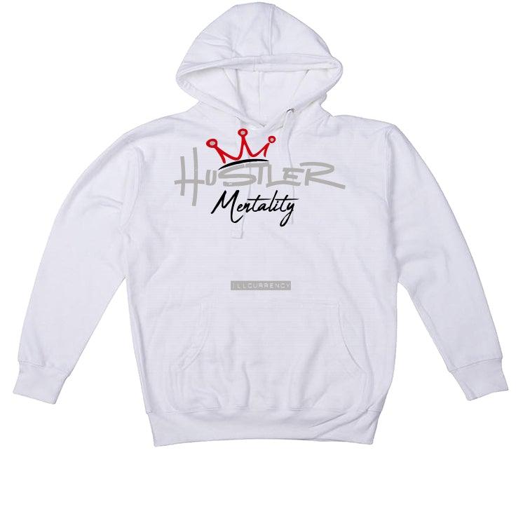 Air Jordan 4 Retro “White Oreo" 2021 White T-Shirt (Hustler Mentality) - illCurrency Sneaker Matching Apparel