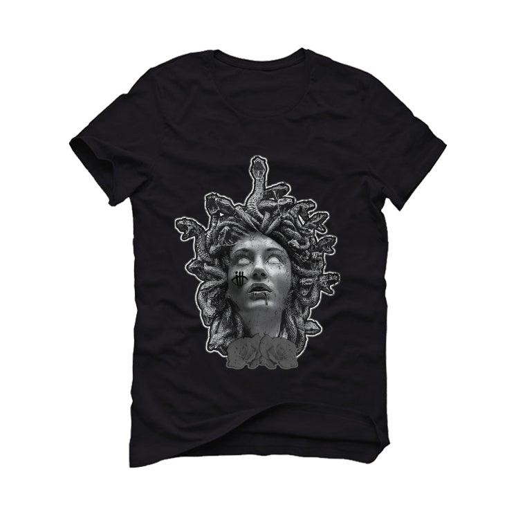 OLIVIA KIM’S AIR JORDAN 4 “PONY HAIR” Black T-Shirt (ILLDUSSA) - illCurrency Sneaker Matching Apparel