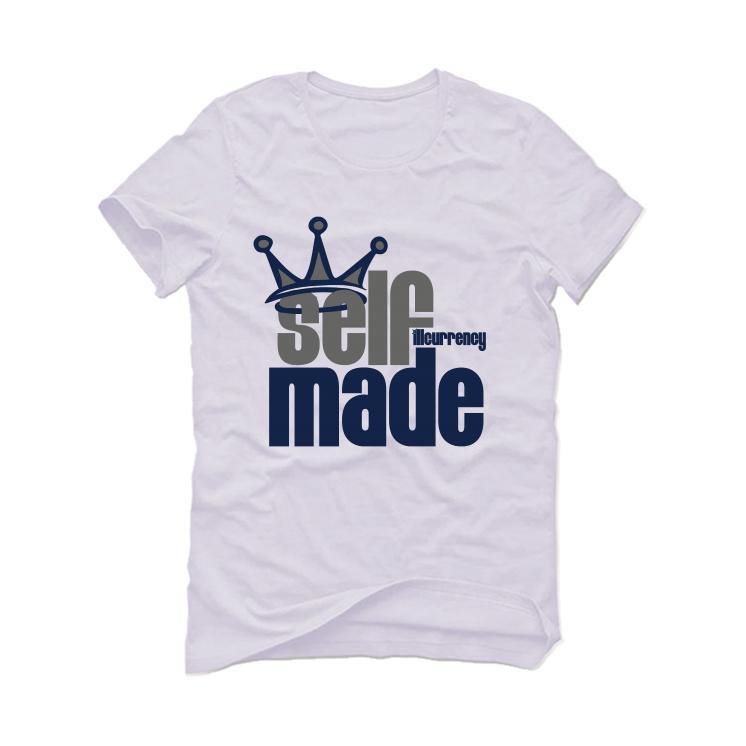 Jordan 1 Retro High COJP Midnight Navy White T-Shirt (Self Made illcurrency) - illCurrency Sneaker Matching Apparel