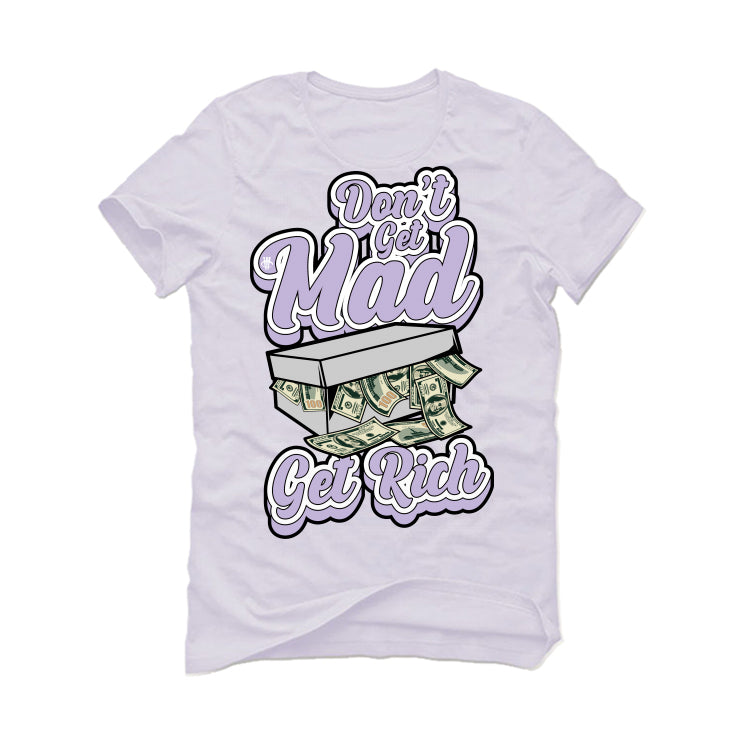 Air Jordan 11 Low "Pure Violet" | illcurrency White T-Shirt (Don't get mad get rich)