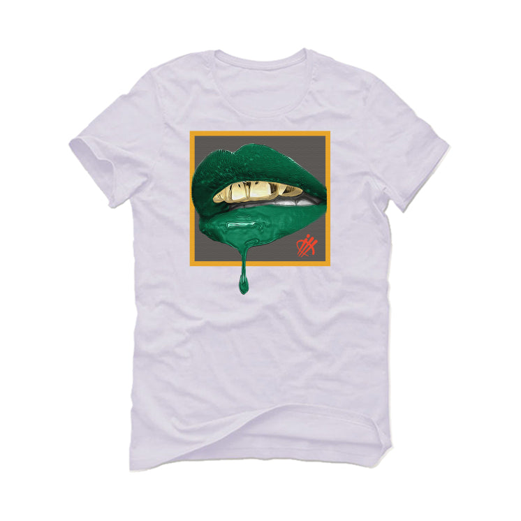 Nike Dunk High “Chenille Swoosh” White T-Shirt (LIPSTICK)