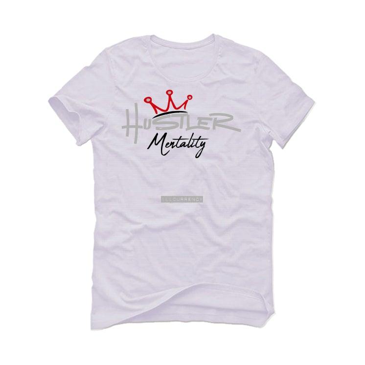 Air Jordan 4 Retro “White Oreo" 2021 White T-Shirt (Hustler Mentality) - illCurrency Sneaker Matching Apparel