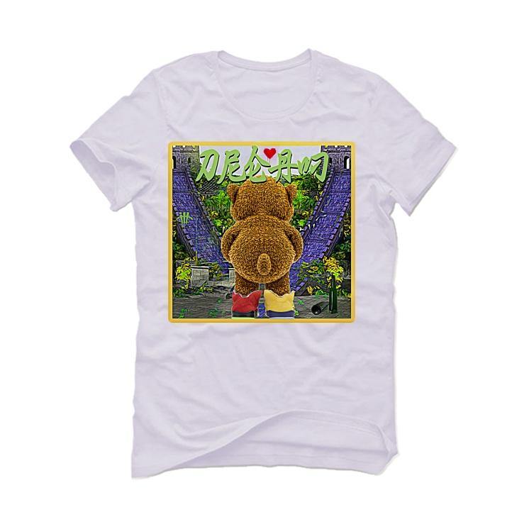 Air Jordan 5 RED AND YELLOW 2020 White T-Shirt (dream hard) - illCurrency Sneaker Matching Apparel